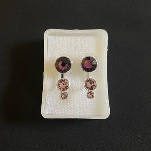 Swarovski Purple Earrings